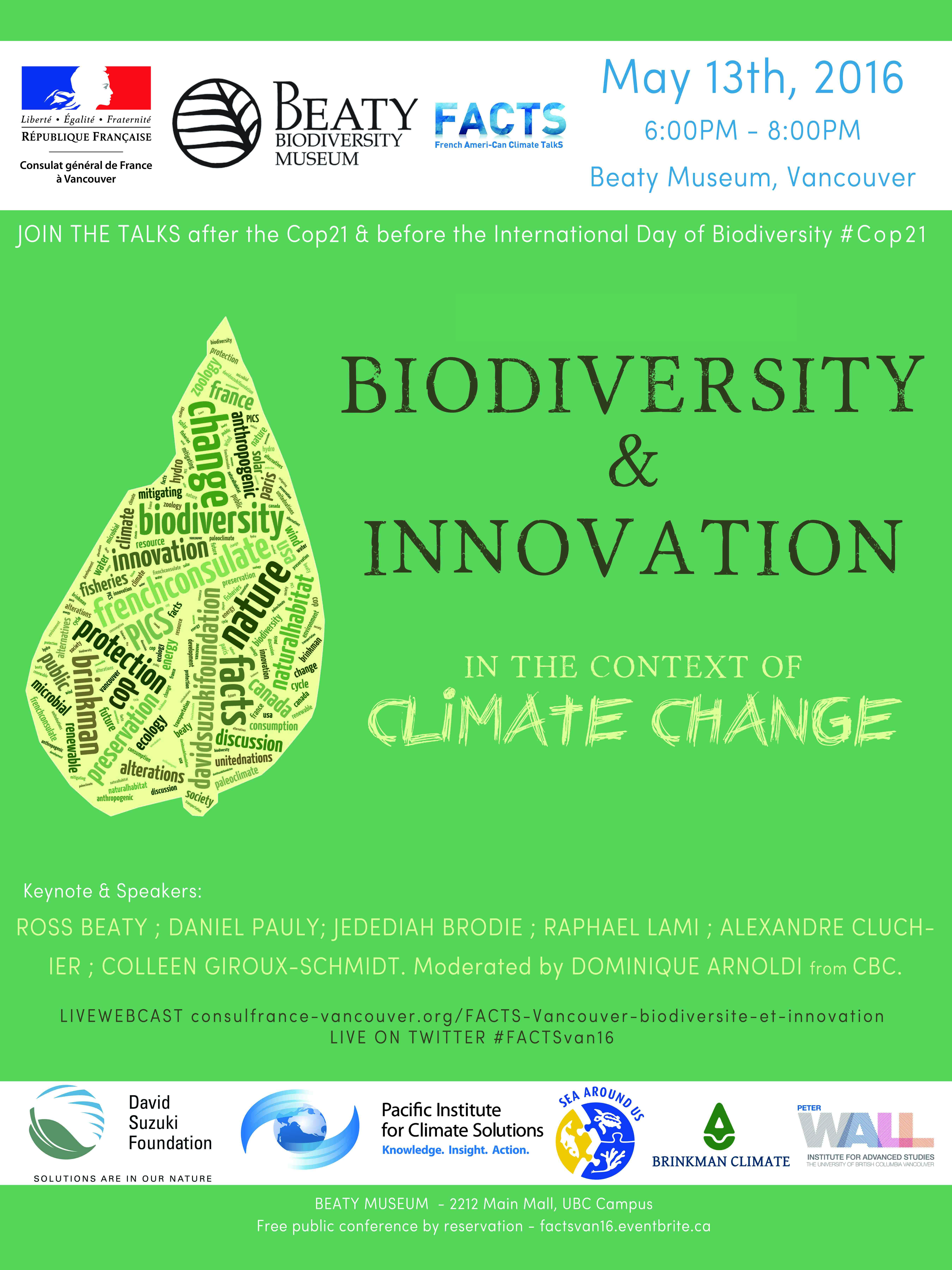 FACTS Vancouver biodiversity and innovation Consulat g n ral de